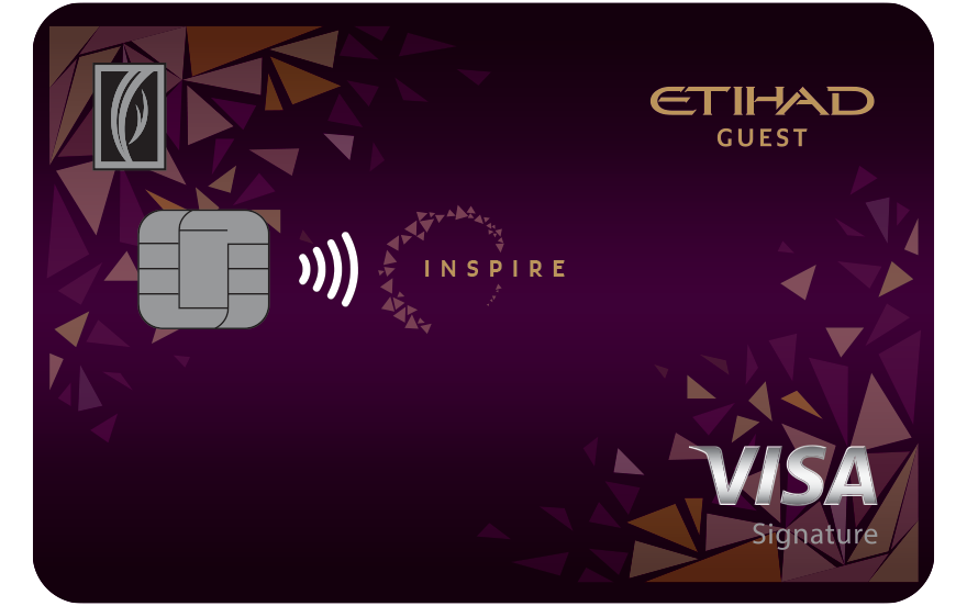 Emirates NBD Etihad Guest Visa Inspire Credit Card card image