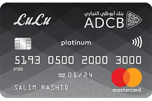 ADCB LuLu Platinum Credit Card card image